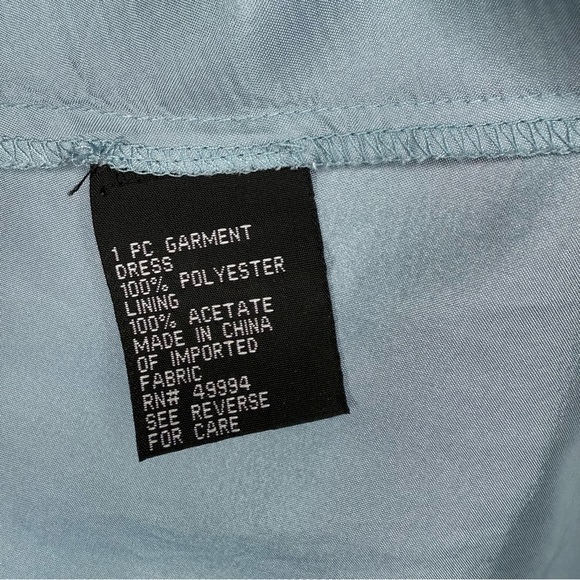 R&M Richards size 22W Light Blue sleeveless Dress - Picture 4 of 6